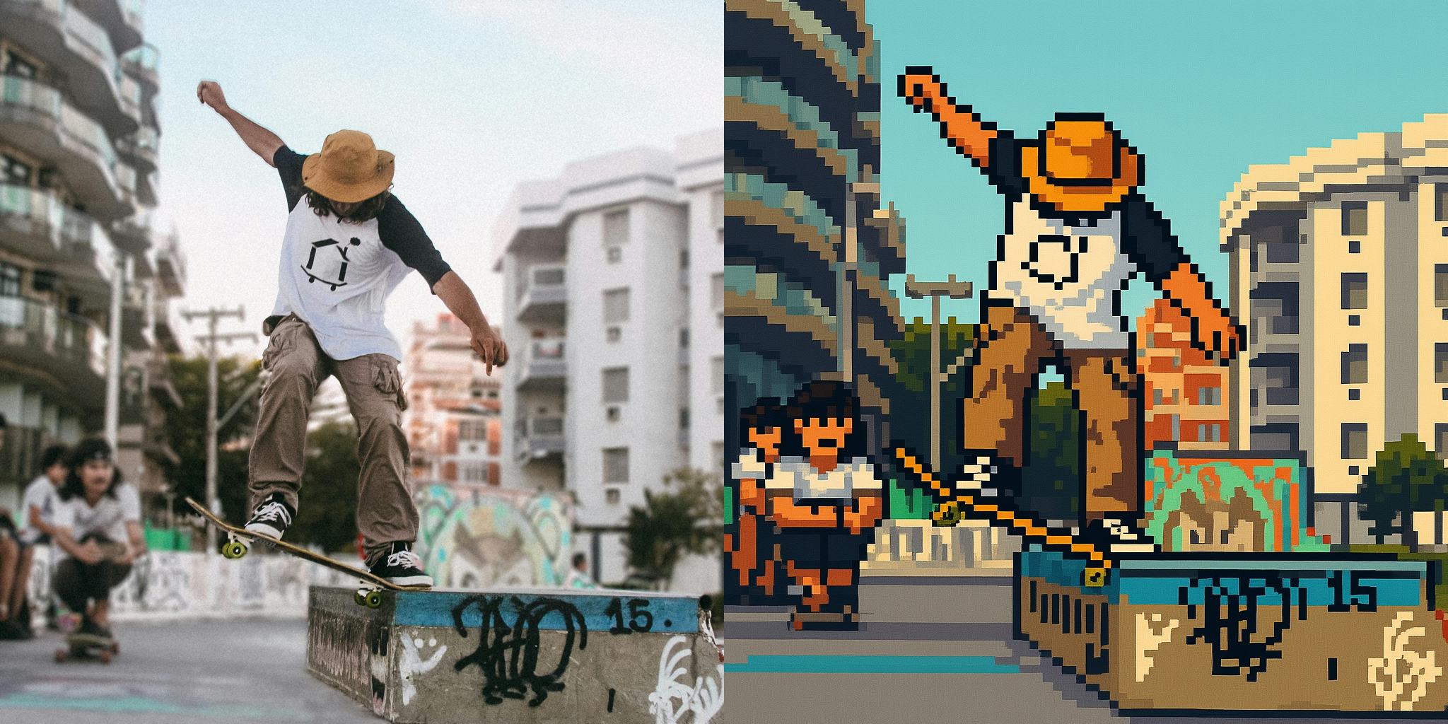 Pixel Style Example